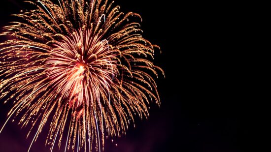 Summer fireworks.