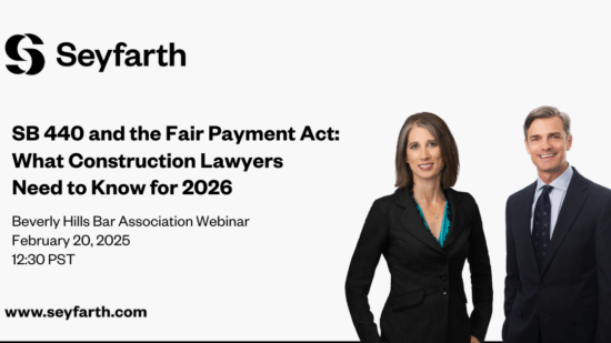 BHBA Webinar - Construction Lawyers